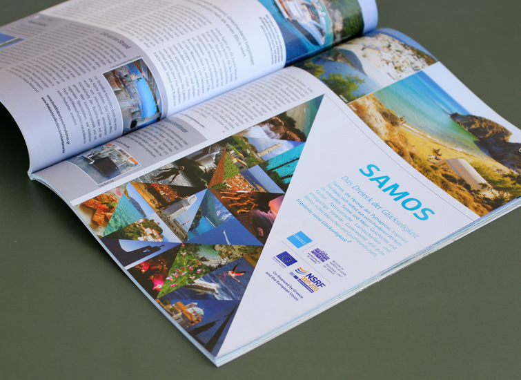 Printed advertisement in "Business Traveller" magazine