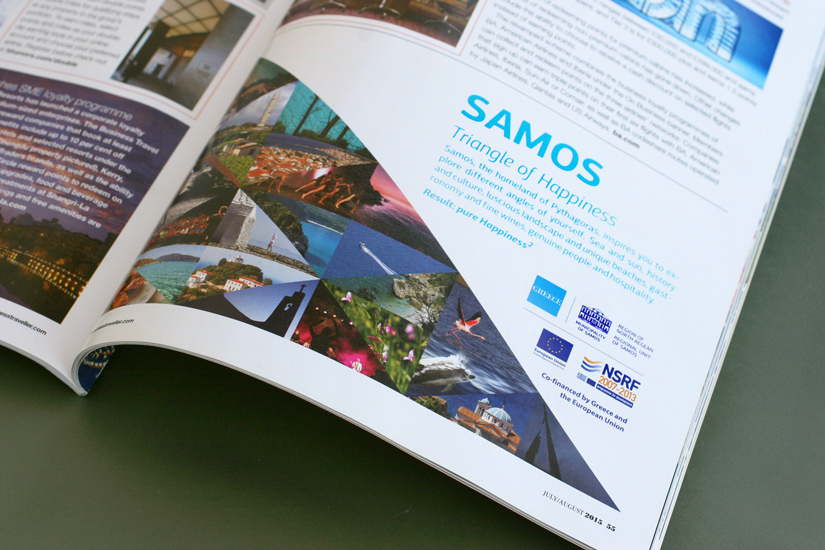 Printed advertisement in "Reise Aktuell" magazine